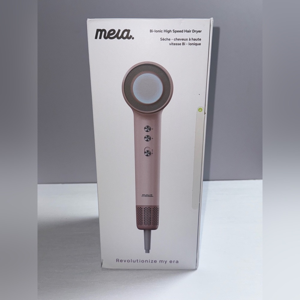 Mera Professional Bi-lonic Hair Dryer with Diffuser / Concentrator In Pink New